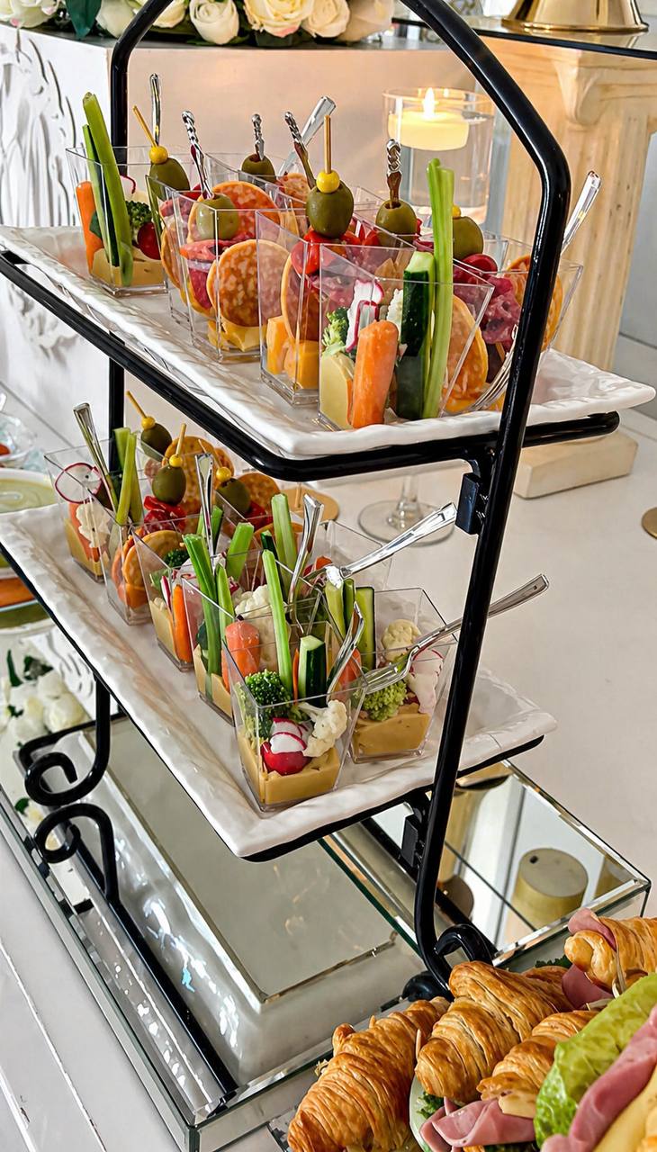 Beautifully presented catering and food at Carissa Venue event