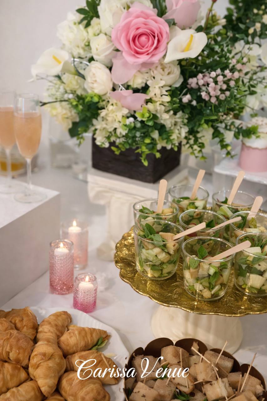 Wedding details at Carissa Venue